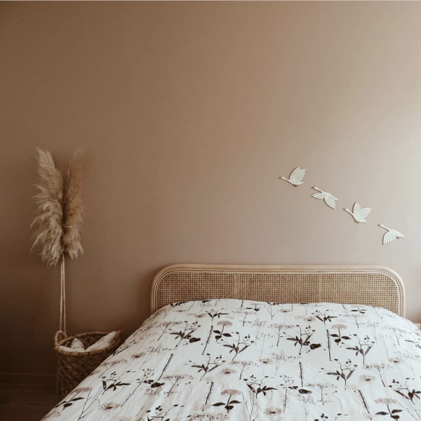 Envolée d'oies décoration murale chambre enfant