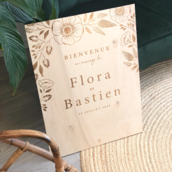 Panneau de bienvenue personnalisé, petit format
