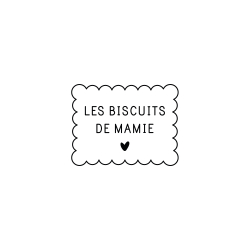Cadeau grand-mère, emporte-pièce sablés Biscuits de mamie