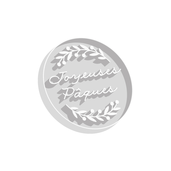 Emporte-pièce rond Joyeuses Pâques biscuits de Pâques