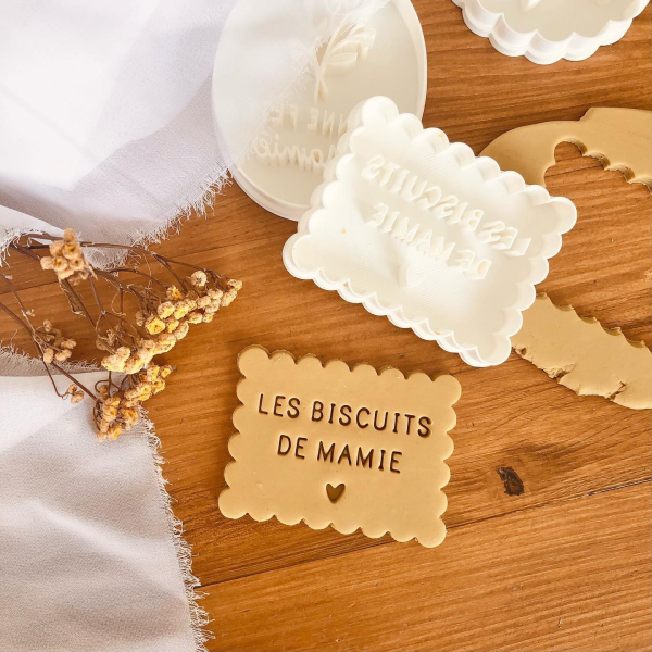 Emporte-pièce pour biscuits personnalisés pour Mamie