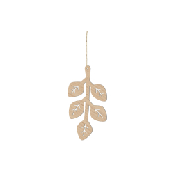 Feuilles d'acacia décoratives en bois, décoration originale