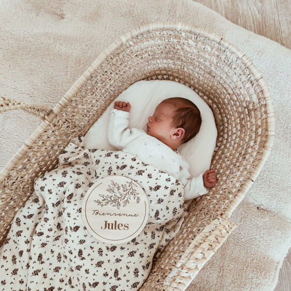 Annonce originale naissance bébé, pancarte en bois personnalisée