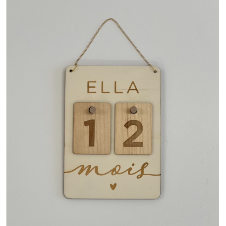 Carte étapes mois ELLA