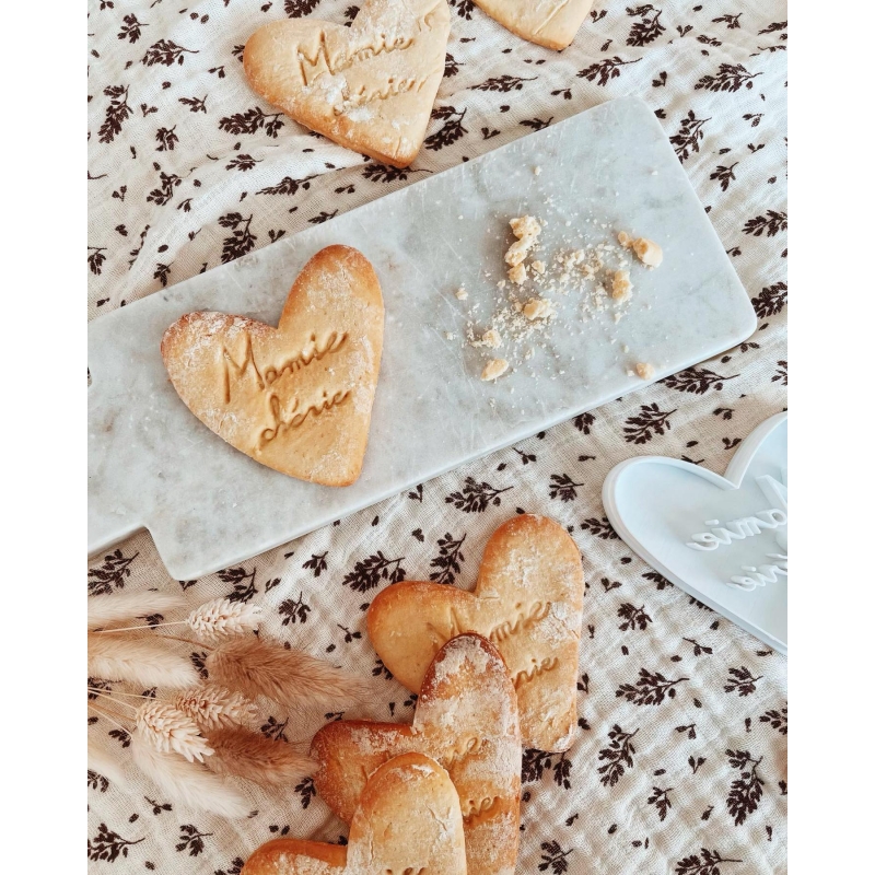Emporte-pièce coeur, biscuits Mamie chérie - Print Your Love