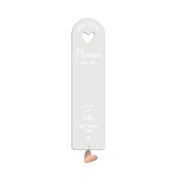 Marque-page personnalisé fête des mères, cadeau maman