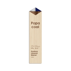 Marque-page en bois personnalisable papa fête des pères