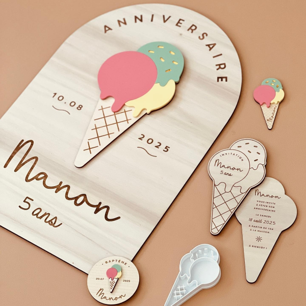 Anniversaire enfant original thème glaces