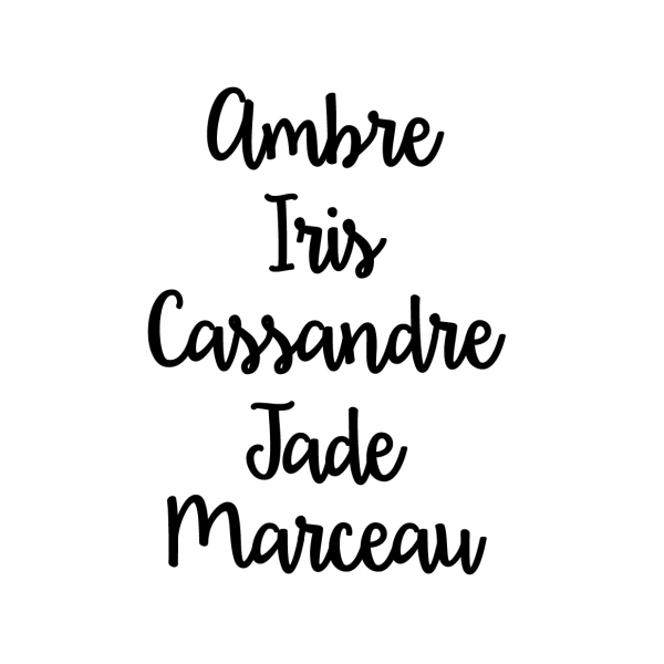 Cake topper personnalisé en bois prénom