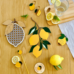 Décoration fête thème citron