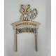 Cake topper renard VALENTIN