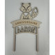 Cake topper renard AARON