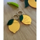 Porte-clés citron en plexiglas, cadeau original crémaillère