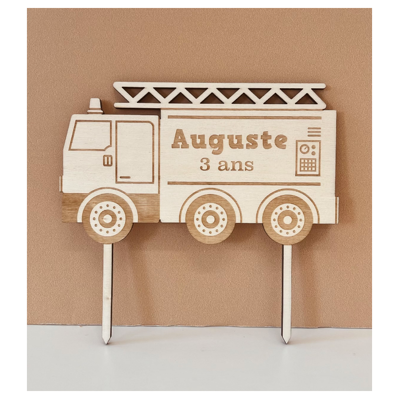 Cake Topper camion à personnaliser