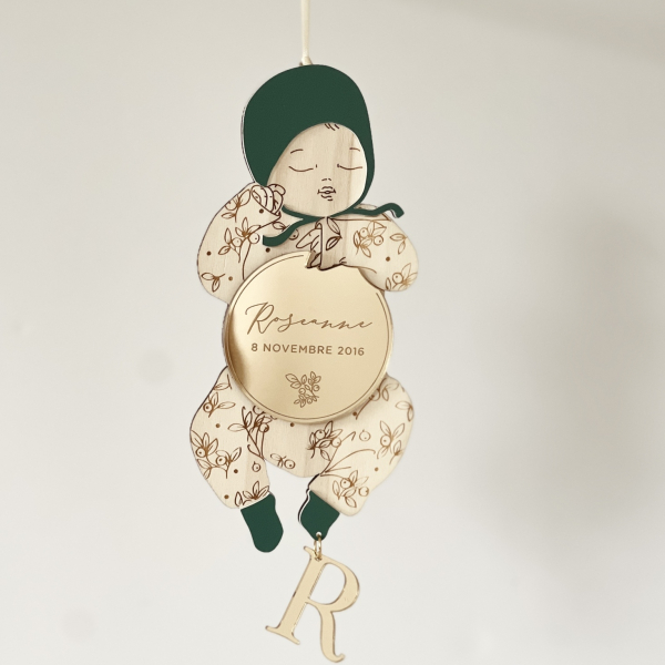 Cadeau naissance original, poupon à personnaliser