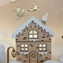 Décoration de Noël originale, pléiade féérique, calendrier de l'Avent
