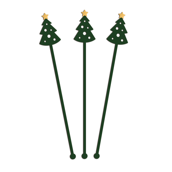Touillette sapin de Noël, décoration table de Noël