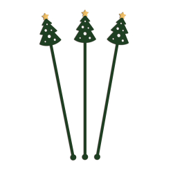 Touillette sapin de Noël, décoration table de Noël