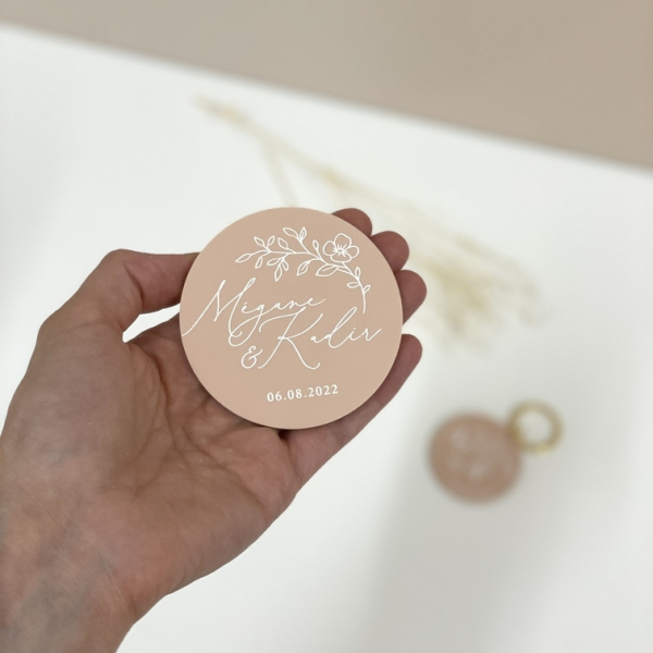 Magnet mariage original, cadeaux d'invités personnalisés