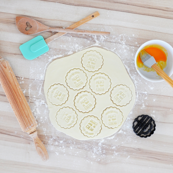 Sablés fait maison mariage champêtre remerciement