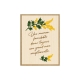 Affiche décoratif mimosa cadeau fête des grand-mères