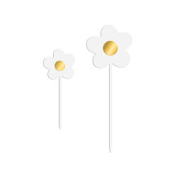 Cake topper fleurs décoration gâteau marguerite 