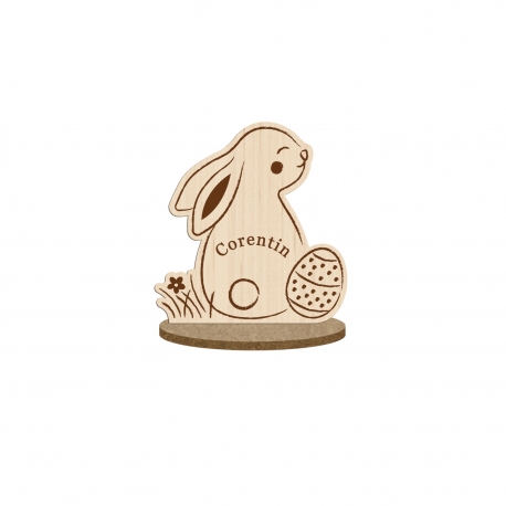 Marque-place lapin de Pâques personnalisé