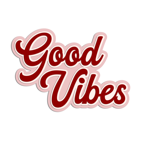 Enseigne murale décorative Good Vibes