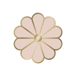 Fleur en plexiglas, décoration murale originale et design