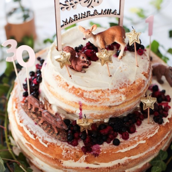 Cake topper bois de cerf Print Your Love x Petit champignon de Paris