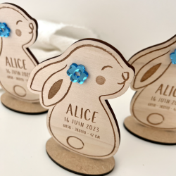 Faire-part naissance original, faire-part naissance en bois