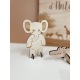 Décoration éléphant en bois