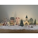 Mini monde de Noël, village de Noël miniature