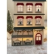 Maison de village de Noël miniature et son joli café