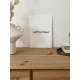 Affiche plexiglas blanc Petit bonheur, décoration minimaliste