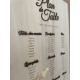 Plan de table mariage, personnalisé en bois