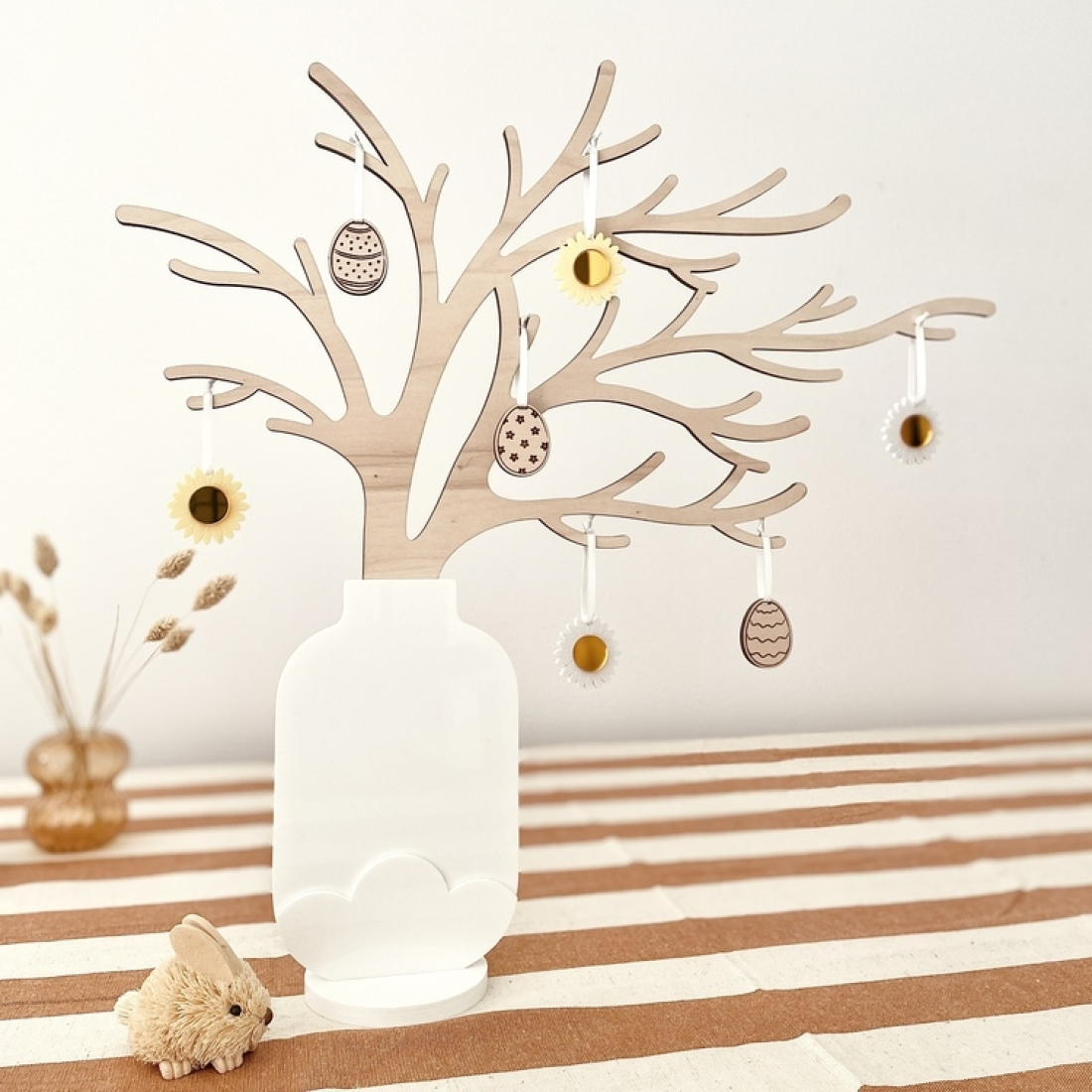 Arbres En Bois à Décorer Automne - Lot De 2 - Activité Manuelle Enfants - 22 X 18 Cm - Baker Ross