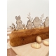 Cake topper animaux en bois, table de Pâques