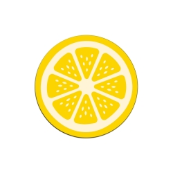 Dessous de verre rondelle de citron