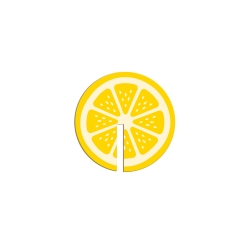 Marque-verre rondelle de citron