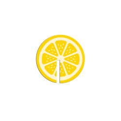 Marque-verre rondelle de citron, rondelle de verre cocktail