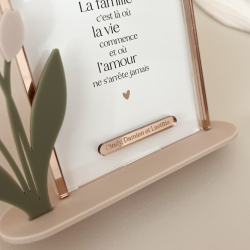 Cadre photo chic et élégant, cadeau original fête des mères