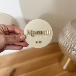 Cadeau personnalisé fête des mères, magnets prénoms maman