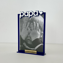 Cadre photo original papa, cadeau symbolique fête des pères
