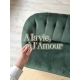 Enseigne style néon à la vie à l'amour mat sauge