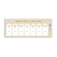 Planning mural plexiglas menus de la semaine, organisateur maison design