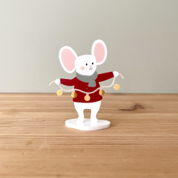 Village miniature de Noel, Suzy la souris