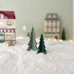 Décoration sapin en plexiglas, décor de Noël miniature
