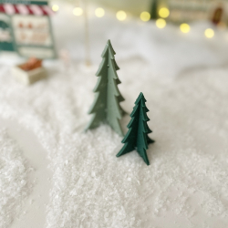 Décoration sapin en plexiglas, décor de Noël miniature