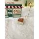Décor de Noël miniature, la boulangerie et ses viennoiseries 